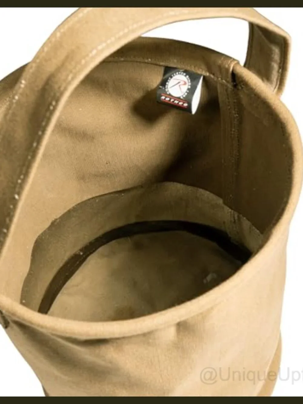 Canvas Water Bucket Collapsible Camping Hiking Portable